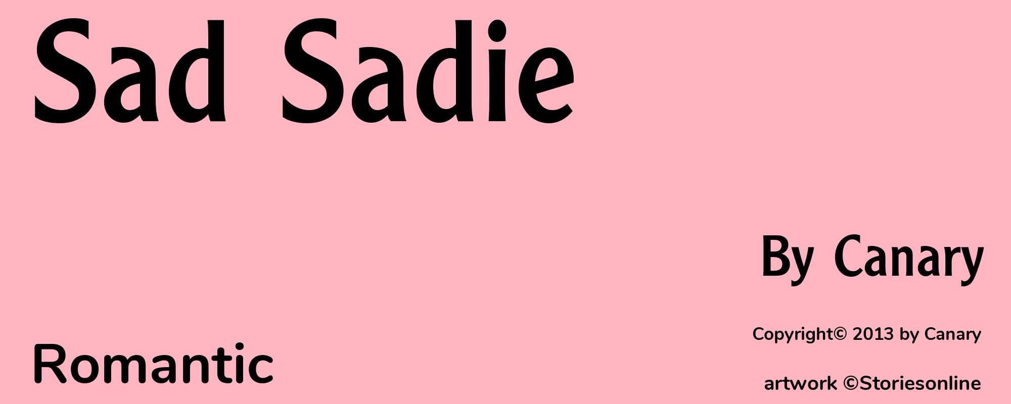 Sad Sadie - Cover