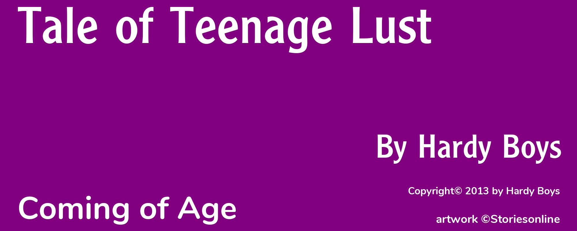 Tale of Teenage Lust - Cover