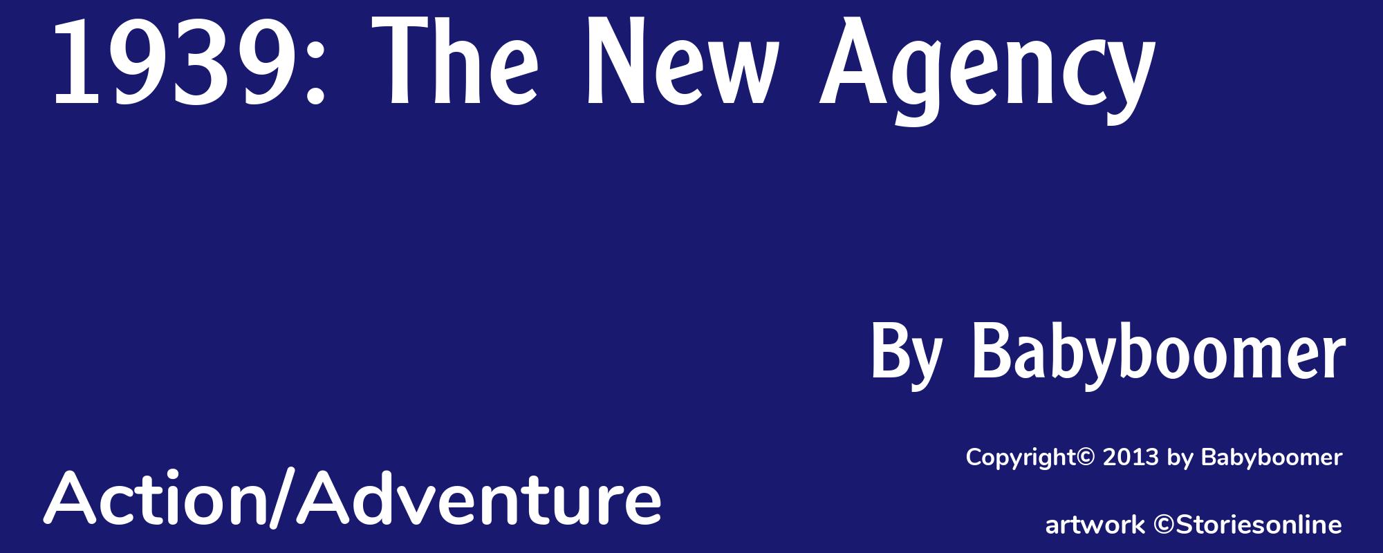 1939: The New Agency - Cover