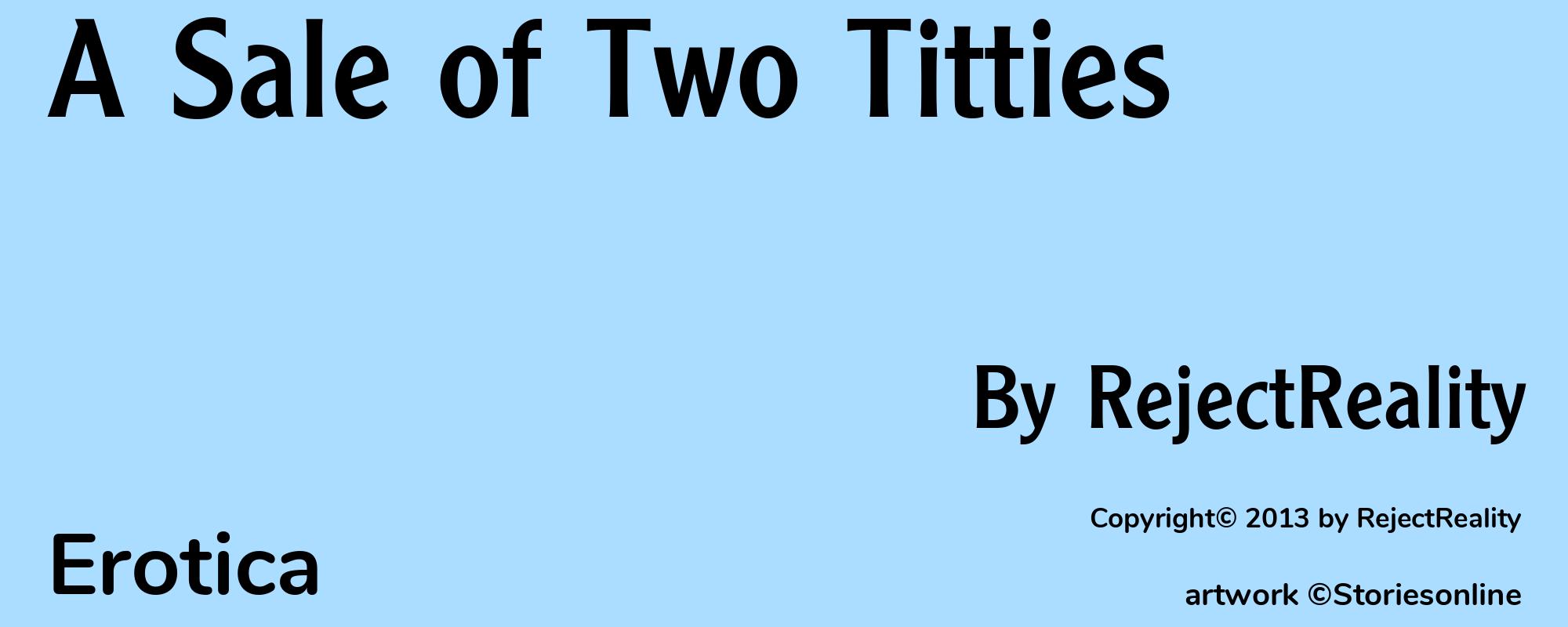 A Sale of Two Titties - Cover