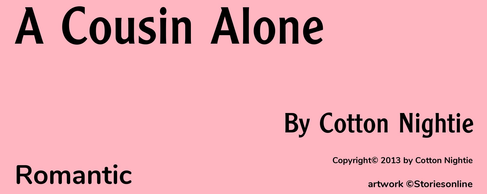 A Cousin Alone - Cover