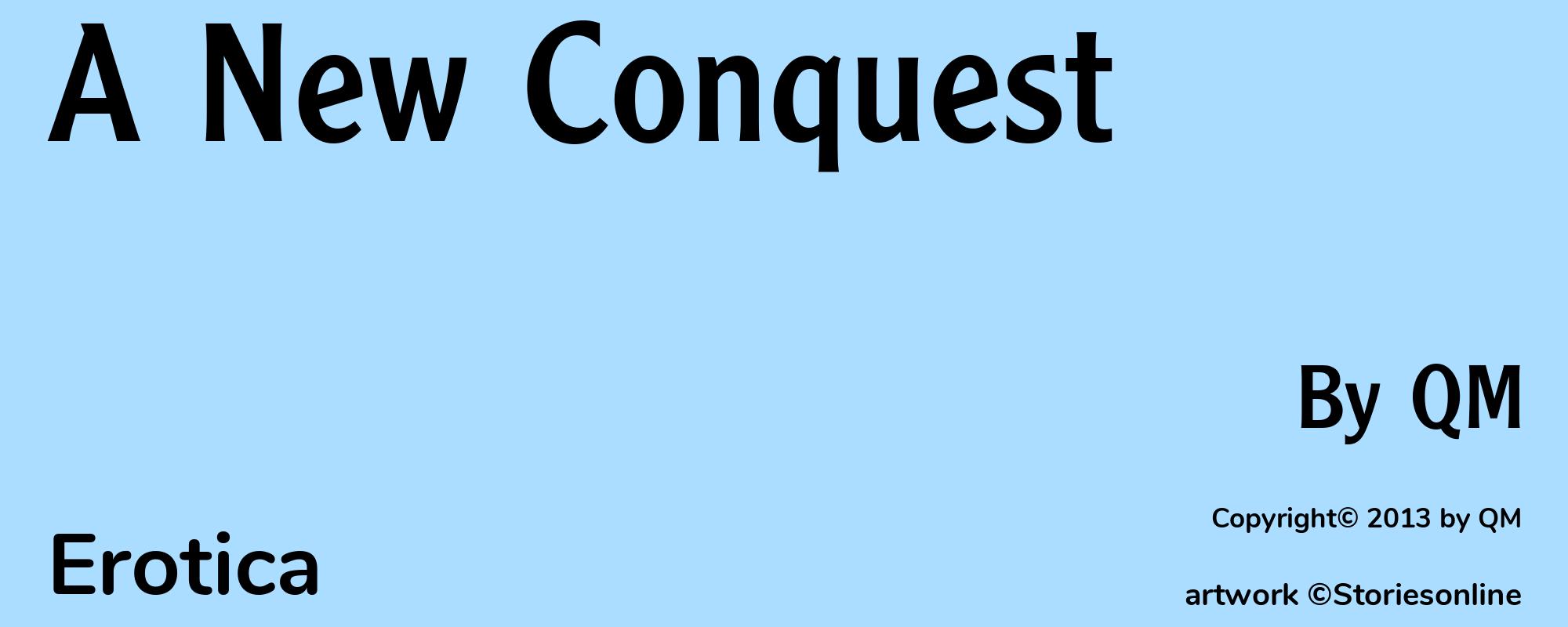 A New Conquest - Cover