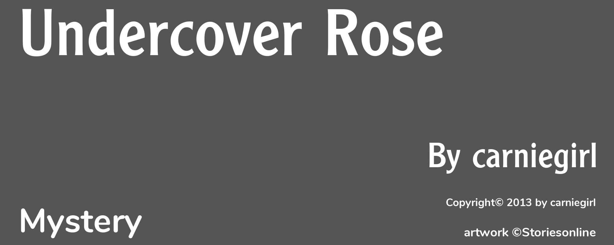 Undercover Rose - Cover
