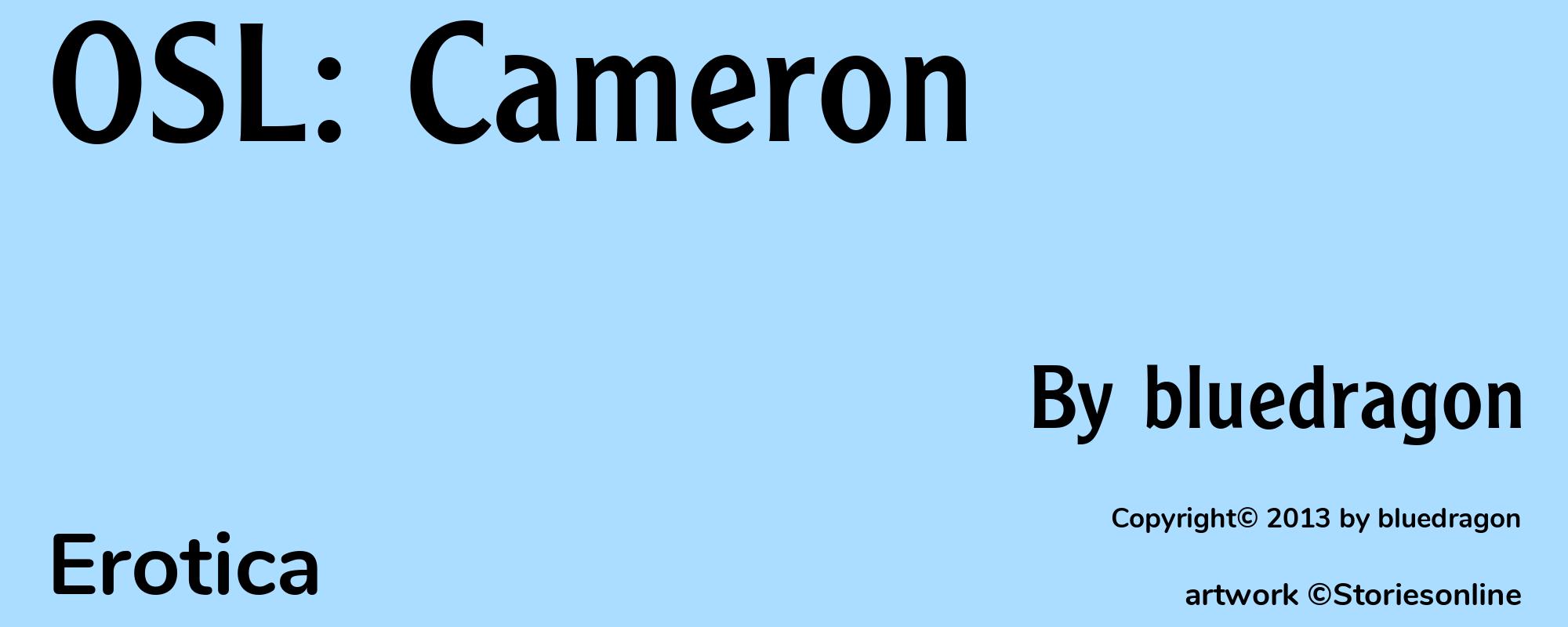 OSL: Cameron - Cover
