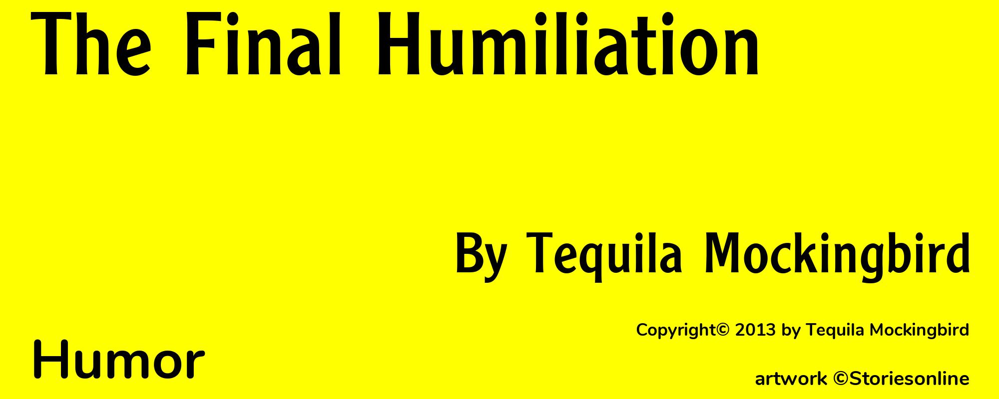 The Final Humiliation - Cover