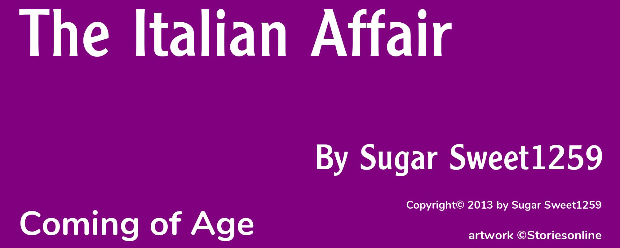 The Italian Affair - Cover