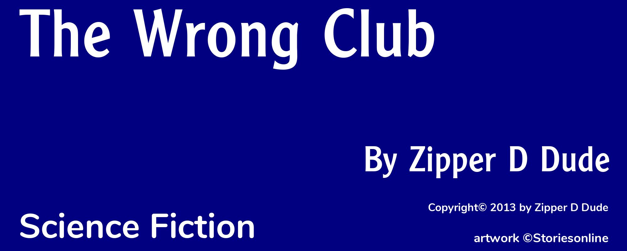 The Wrong Club - Cover