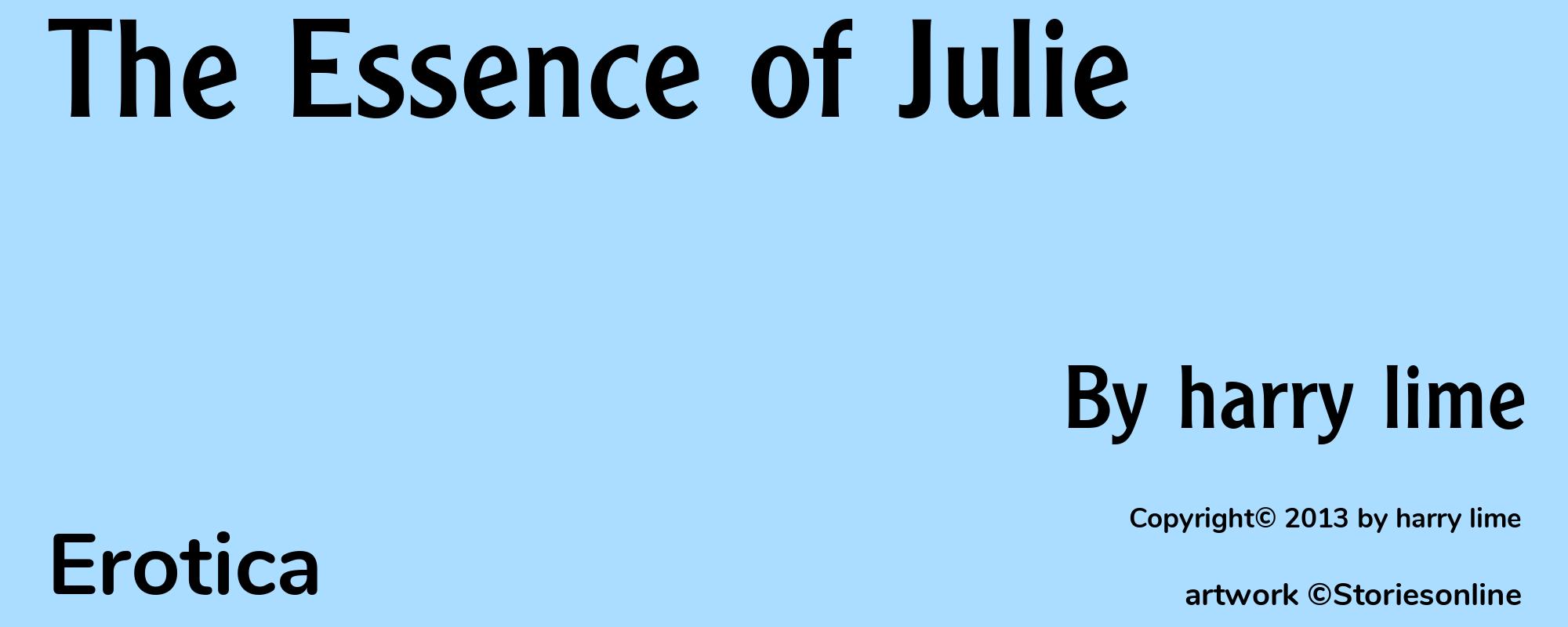 The Essence of Julie - Cover