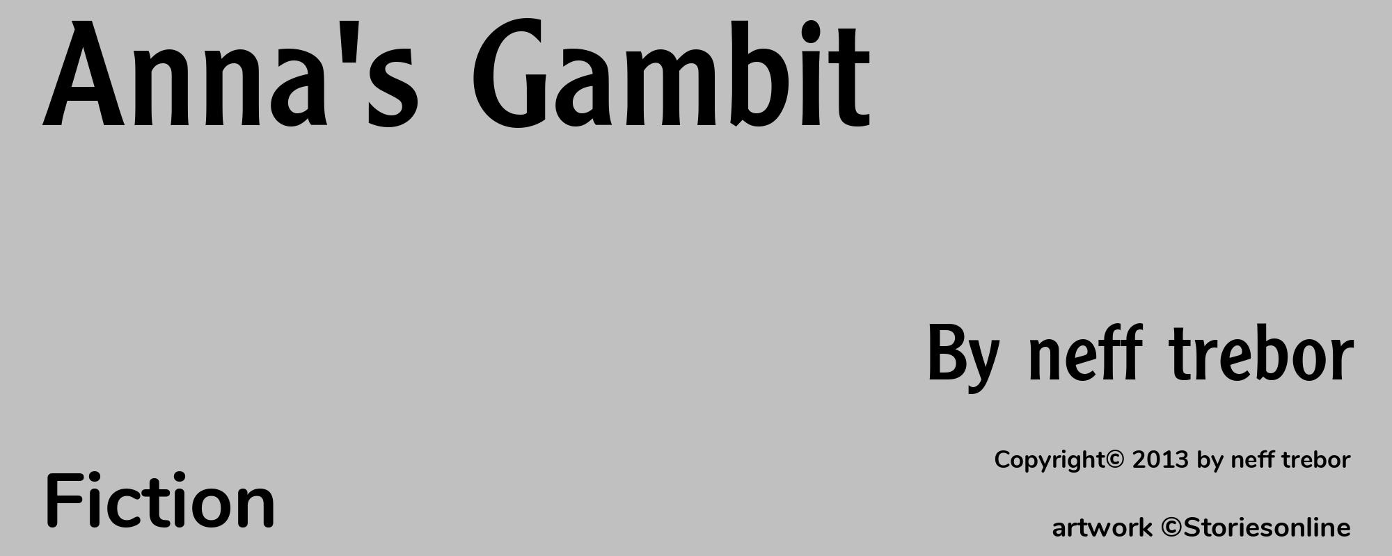 Anna's Gambit - Cover