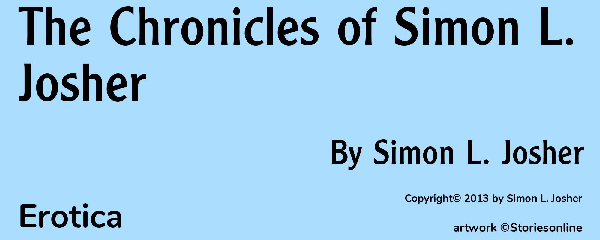 The Chronicles of Simon L. Josher - Cover