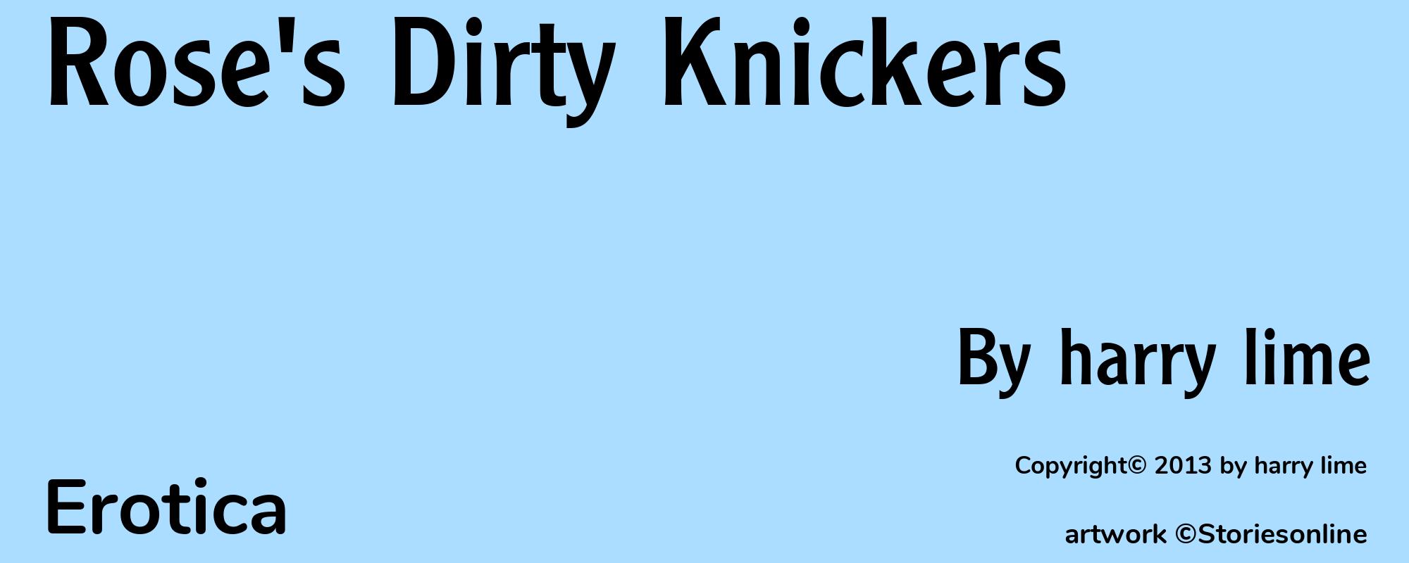 Rose's Dirty Knickers - Cover