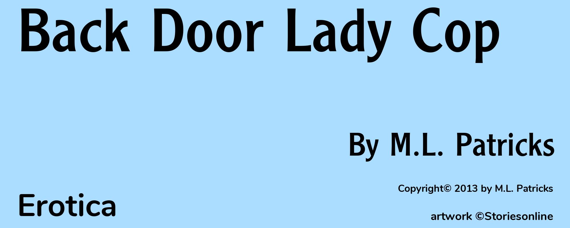 Back Door Lady Cop - Cover
