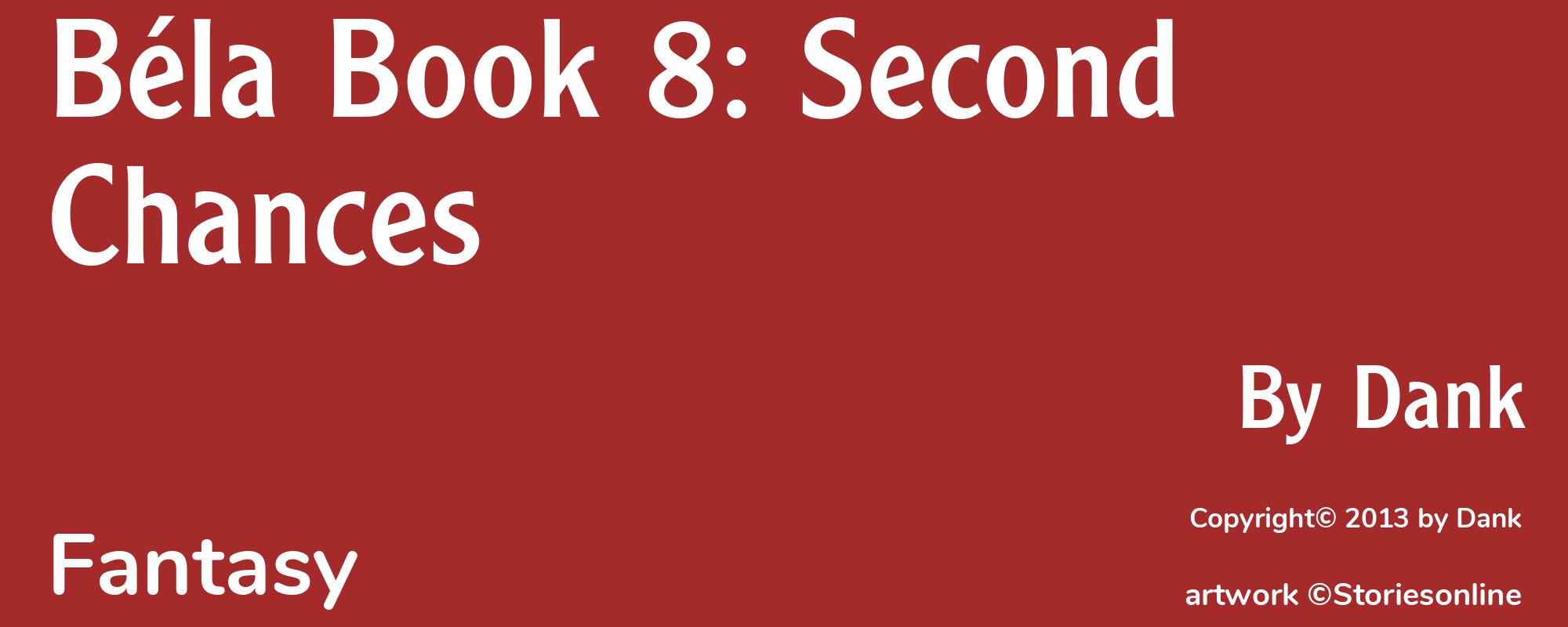 Béla Book 8: Second Chances - Cover