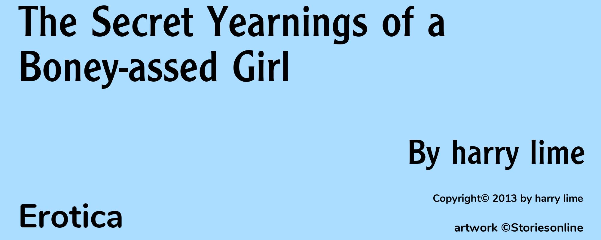 The Secret Yearnings of a Boney-assed Girl - Cover