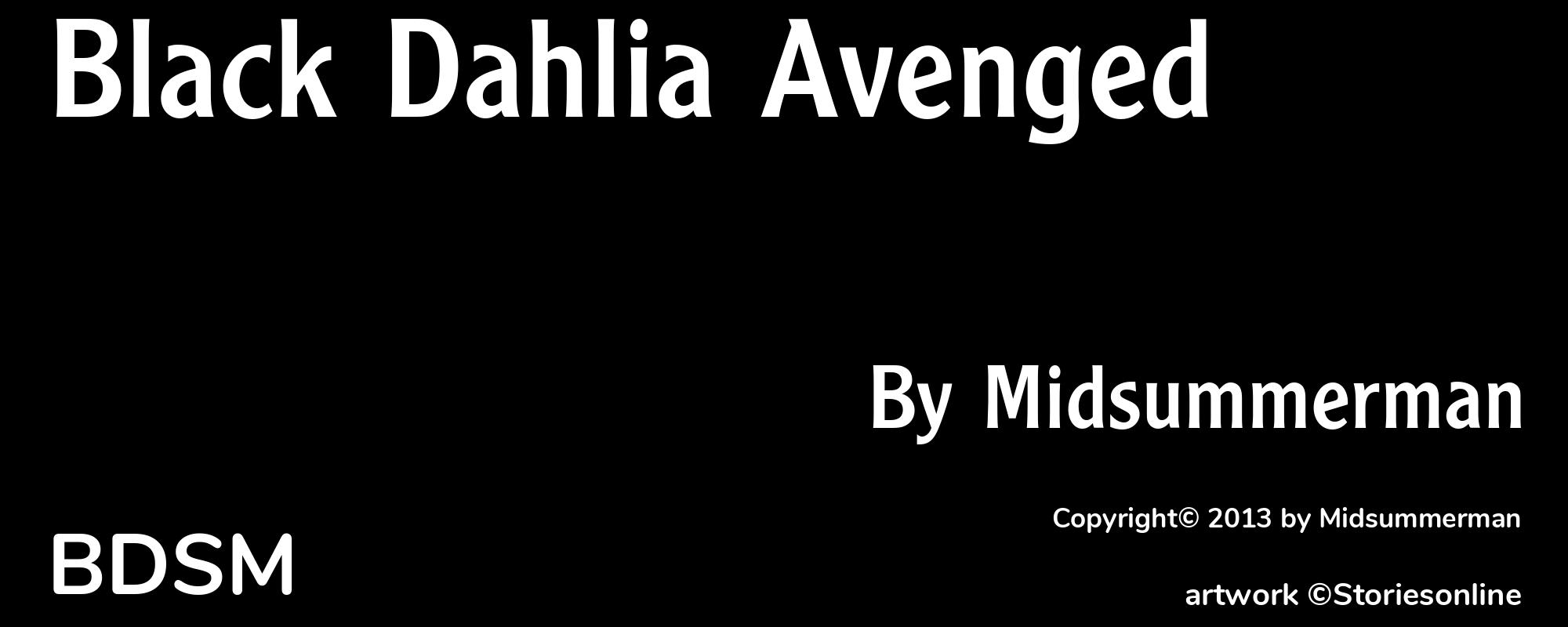 Black Dahlia Avenged - Cover