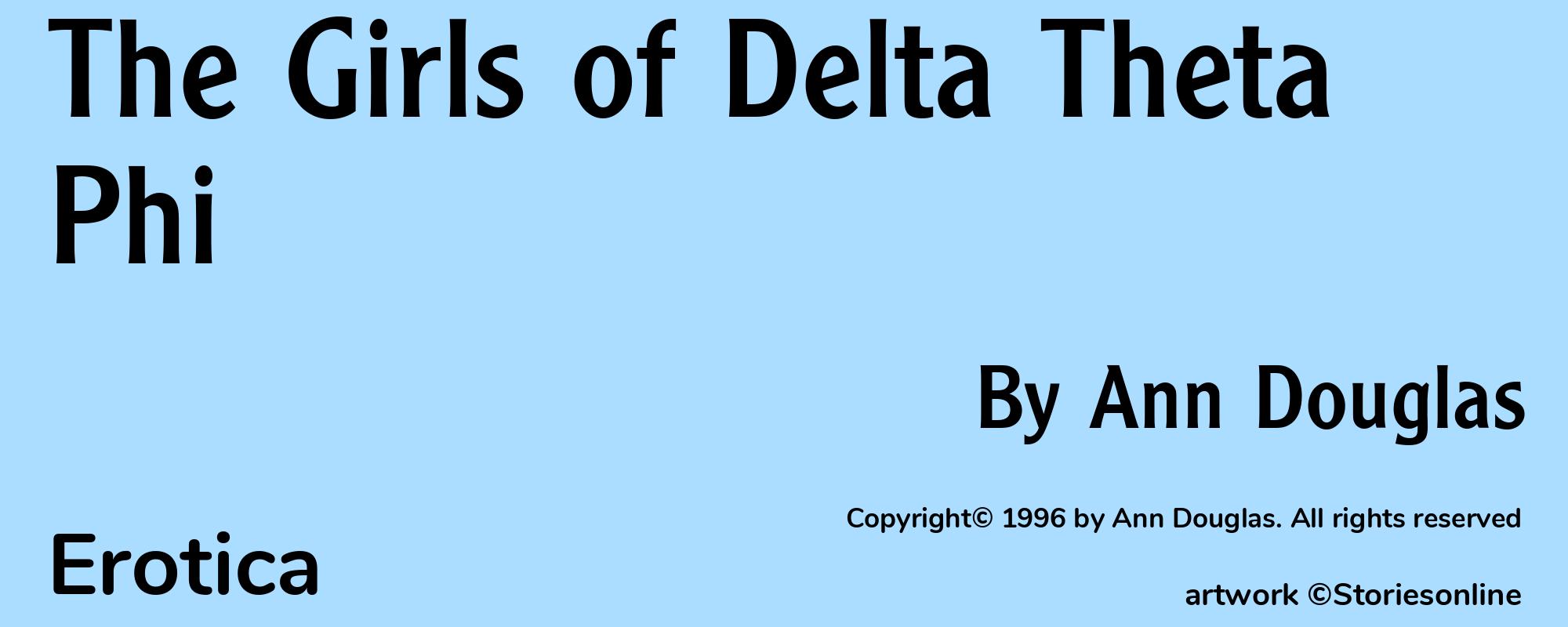 The Girls of Delta Theta Phi - Cover