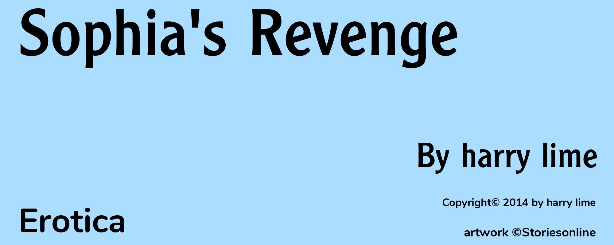 Sophia's Revenge - Cover
