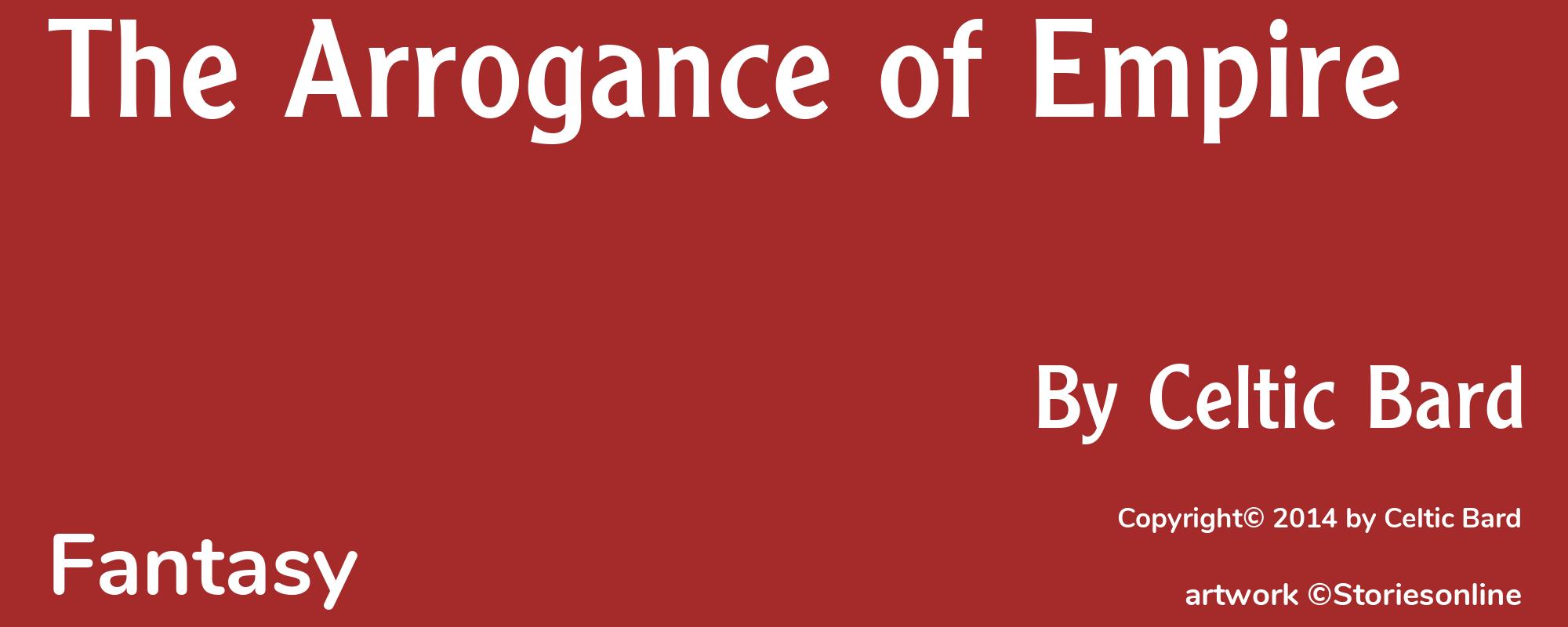 The Arrogance of Empire - Cover