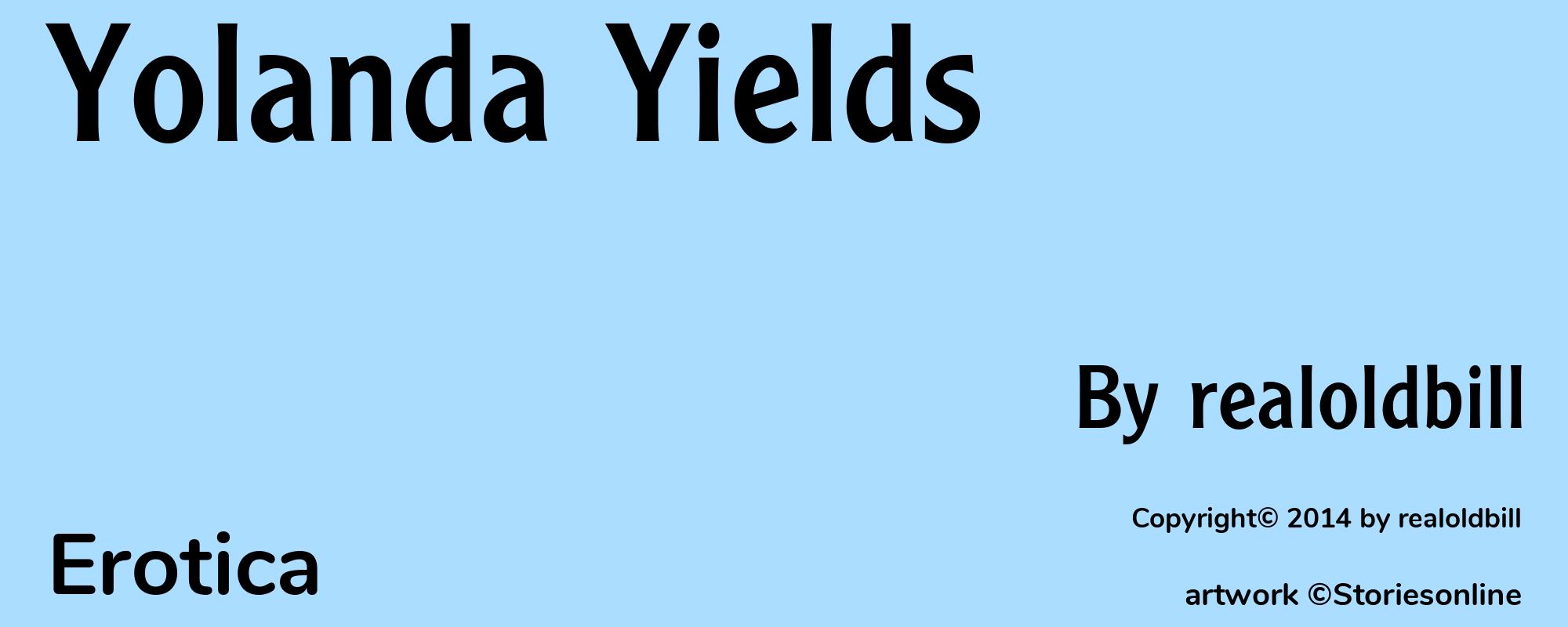 Yolanda Yields - Cover