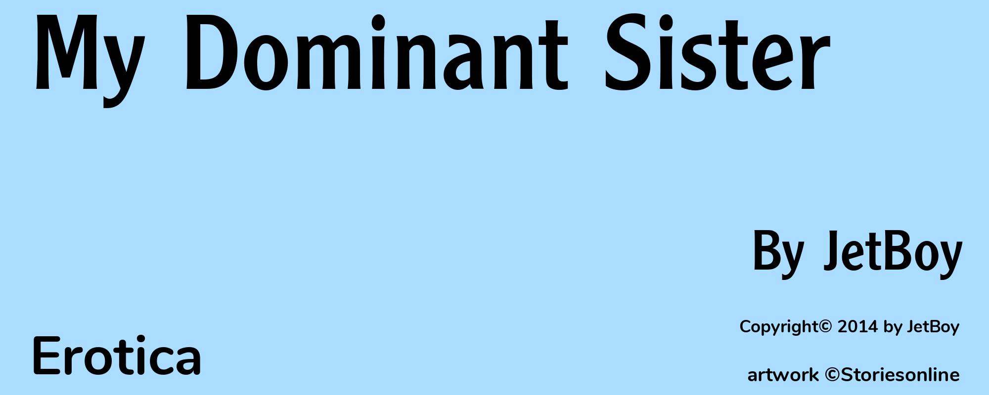 My Dominant Sister - Cover