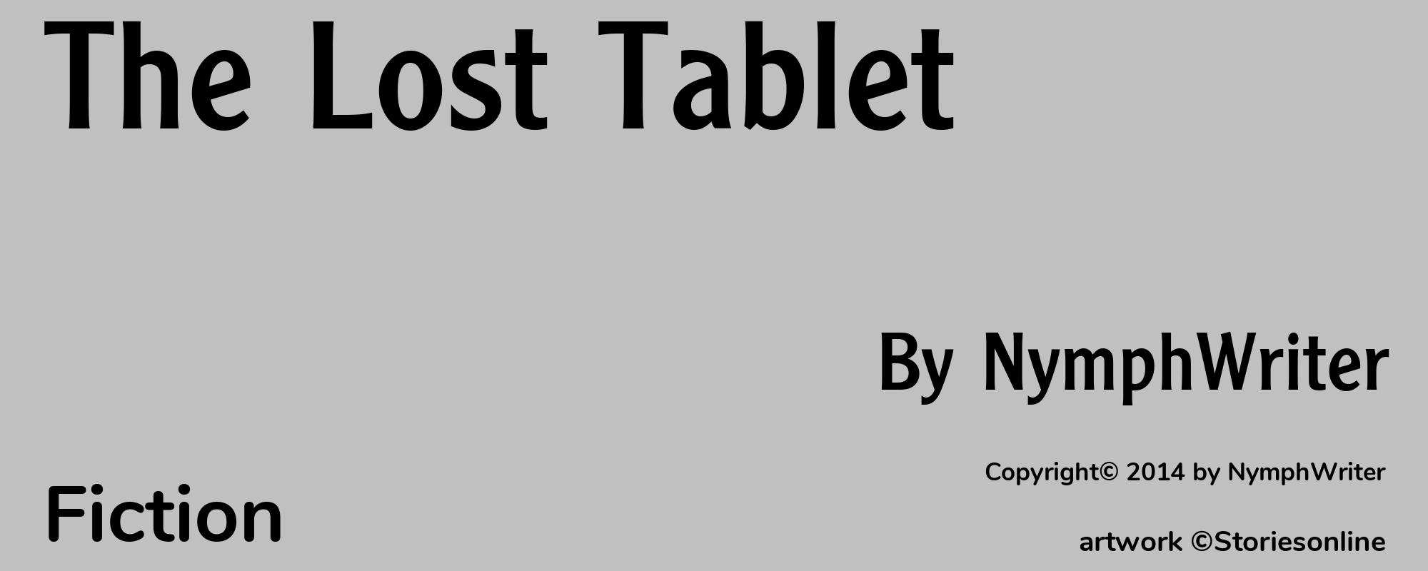 The Lost Tablet - Cover