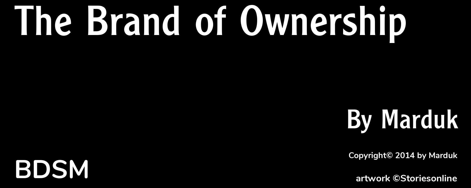 The Brand of Ownership - Cover