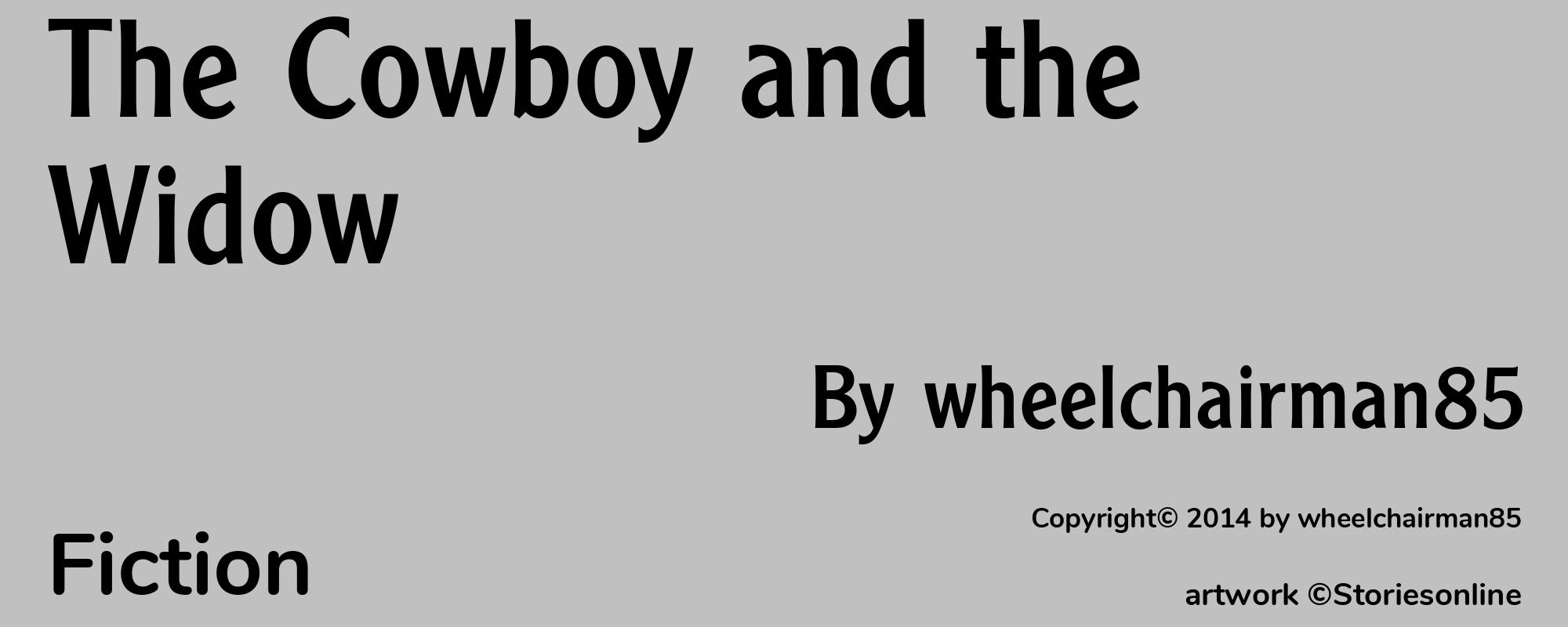 The Cowboy and the Widow - Cover