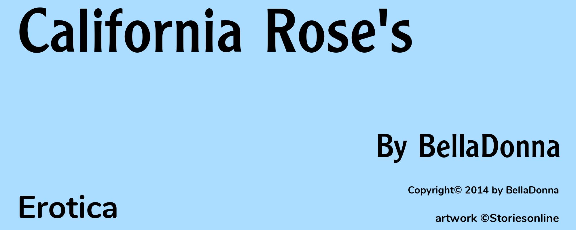 California Rose's - Cover