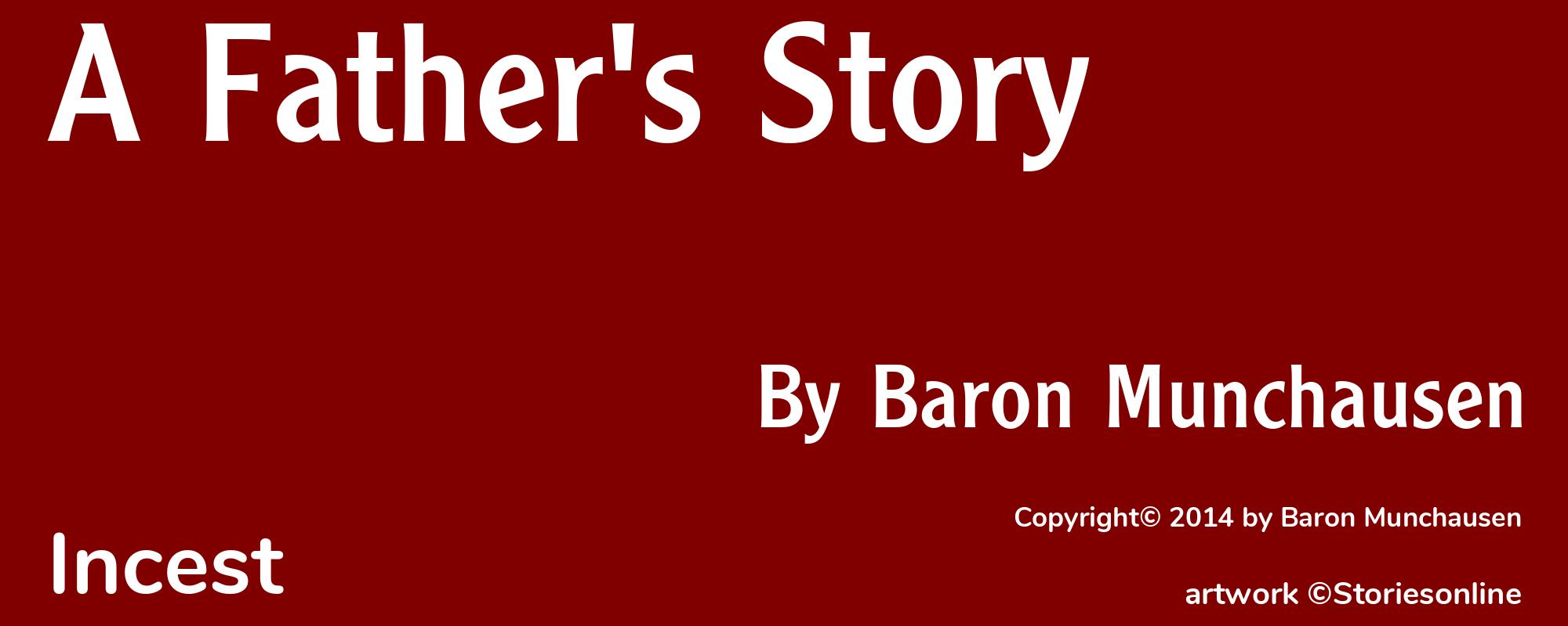 A Father's Story - Cover