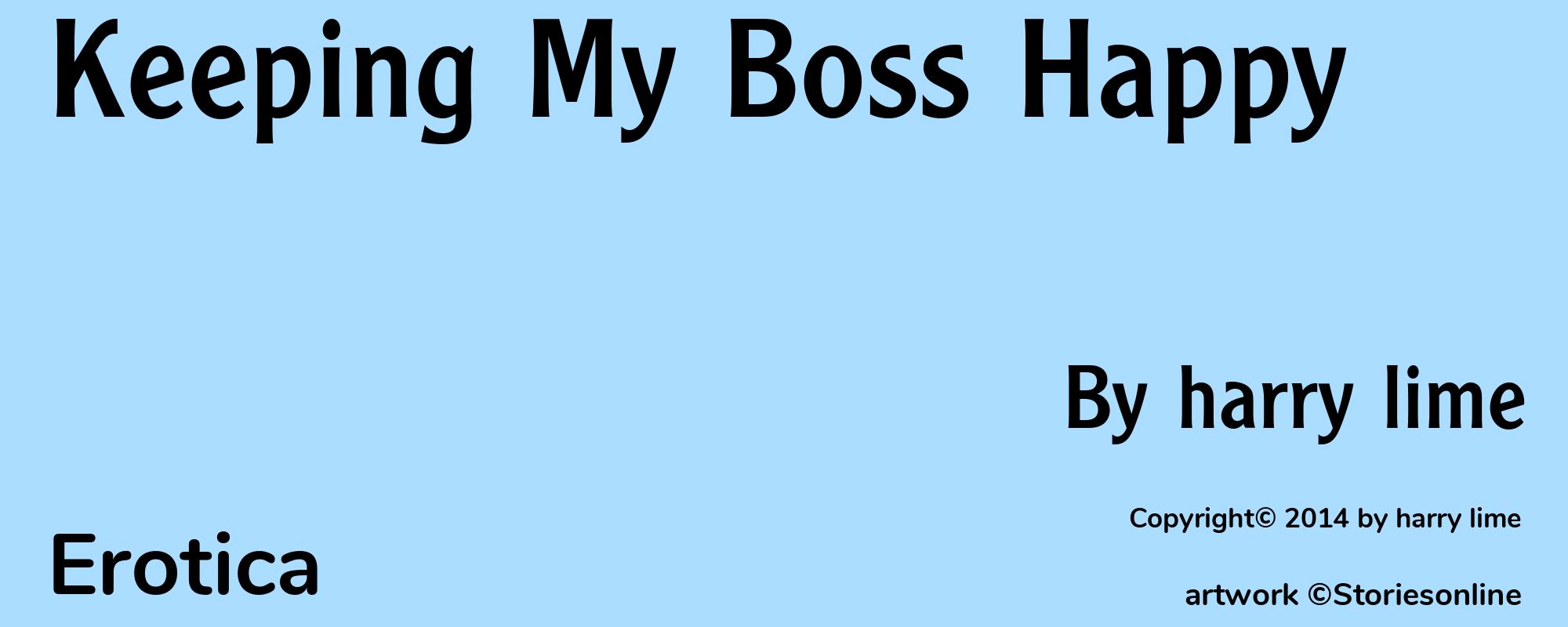 Keeping My Boss Happy - Cover