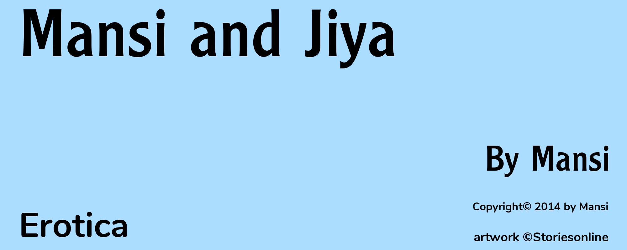 Mansi and Jiya - Cover