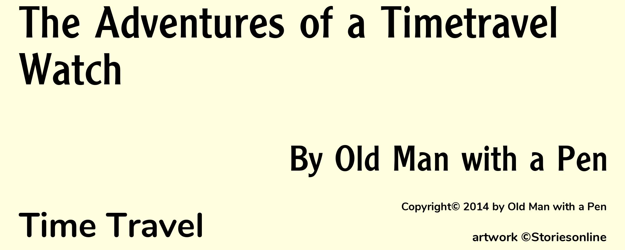 The Adventures of a Timetravel Watch - Cover