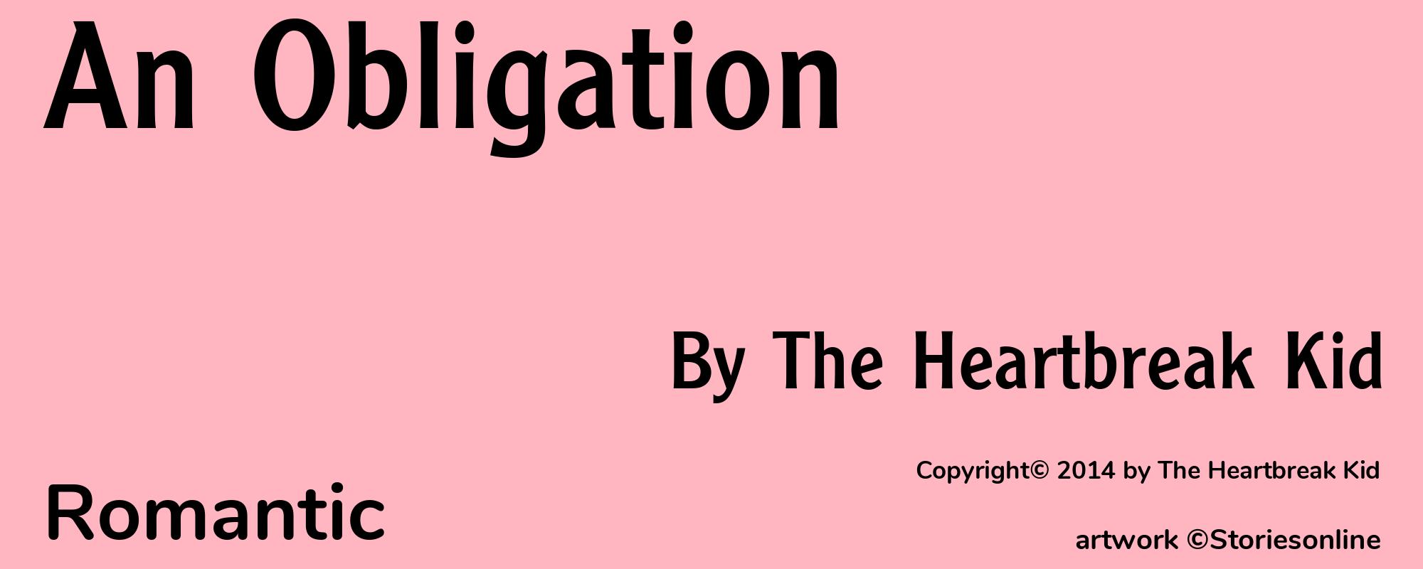 An Obligation - Cover