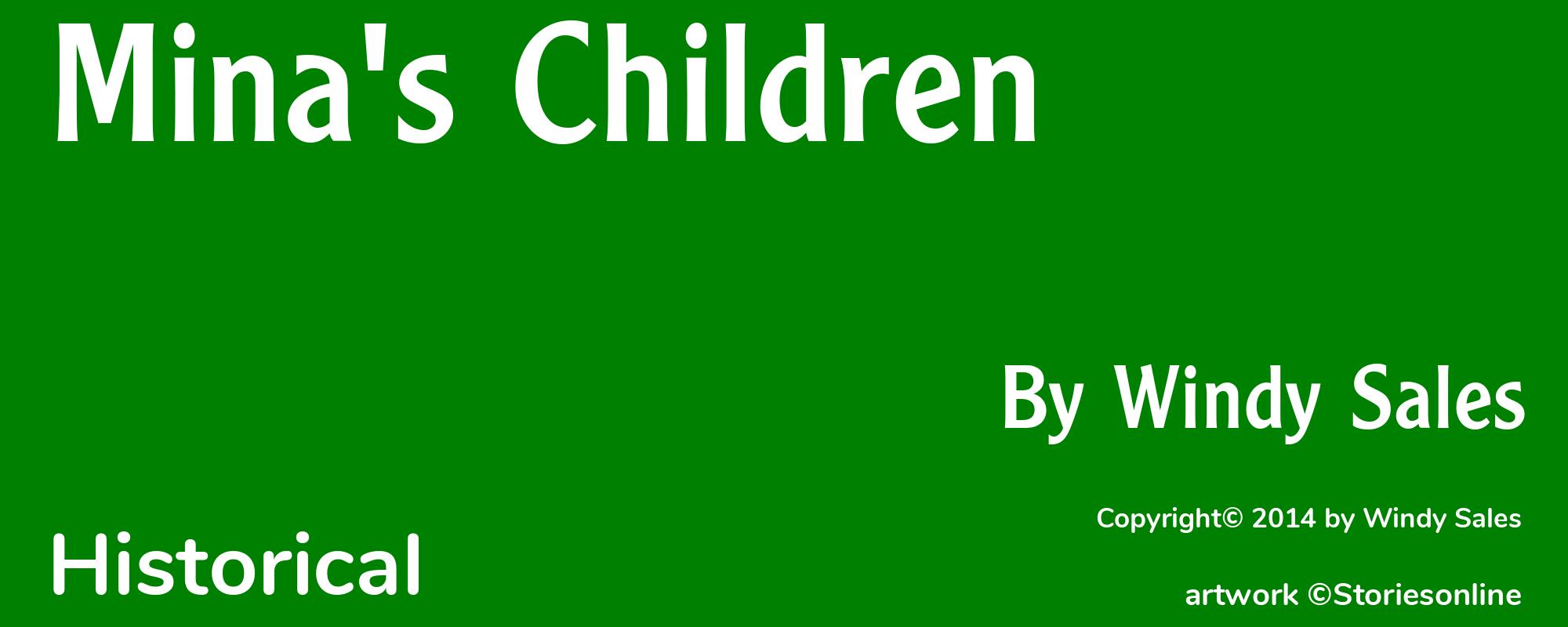 Mina's Children - Cover