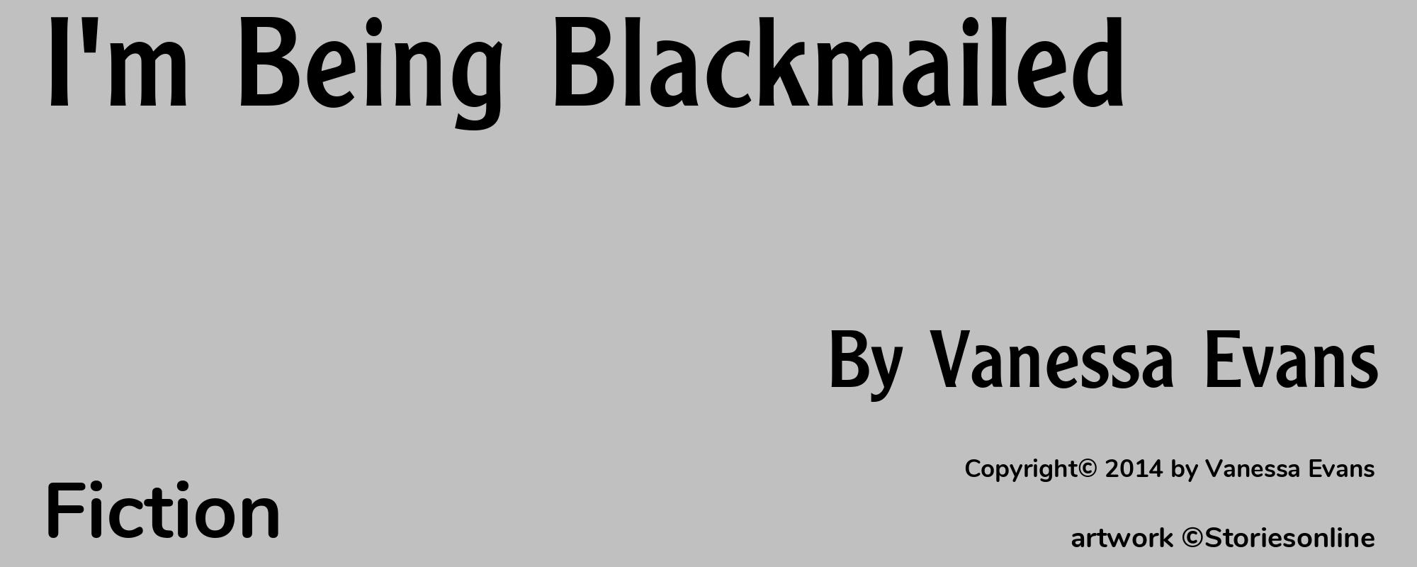 I'm Being Blackmailed - Cover