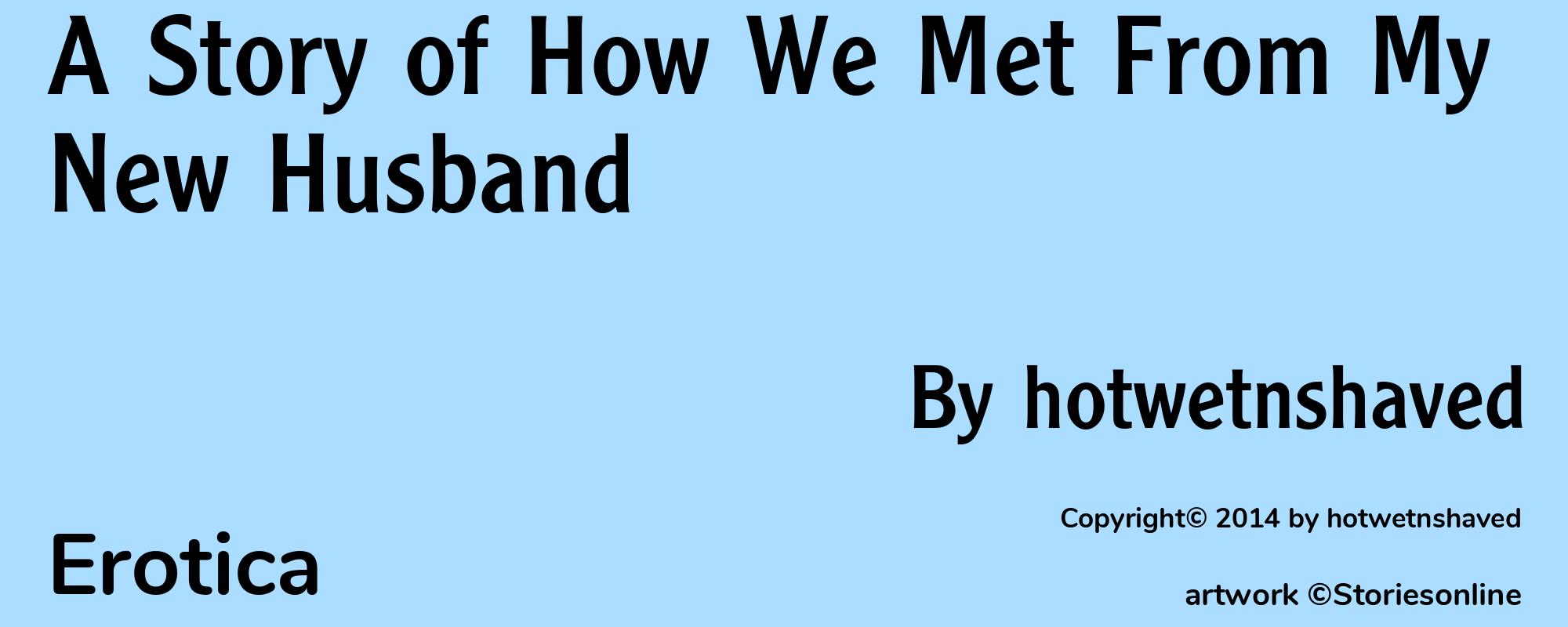 A Story of How We Met From My New Husband - Cover