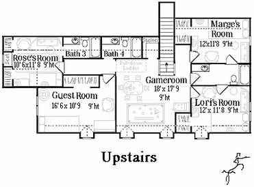 Upstairs Plan