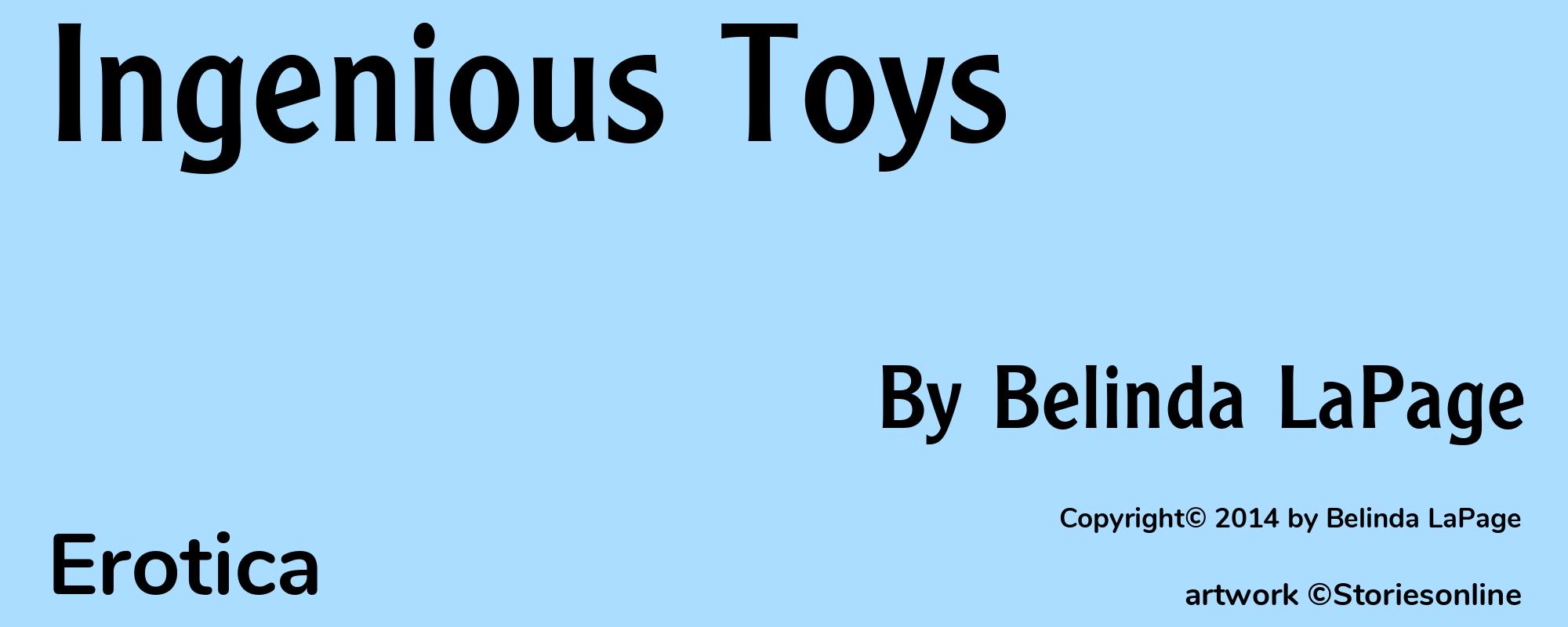 Ingenious Toys - Cover