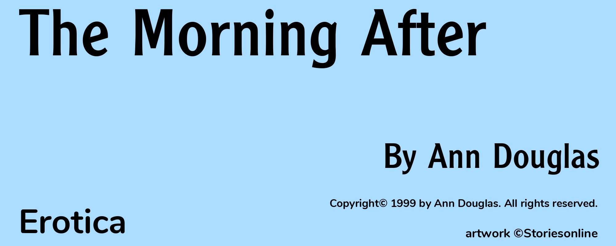 The Morning After - Cover
