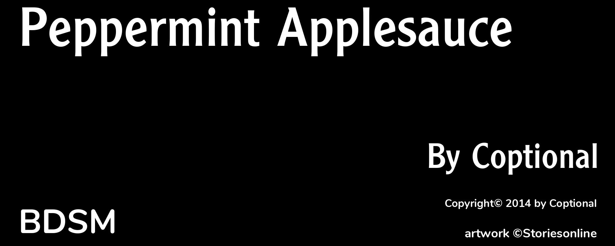 Peppermint Applesauce - Cover