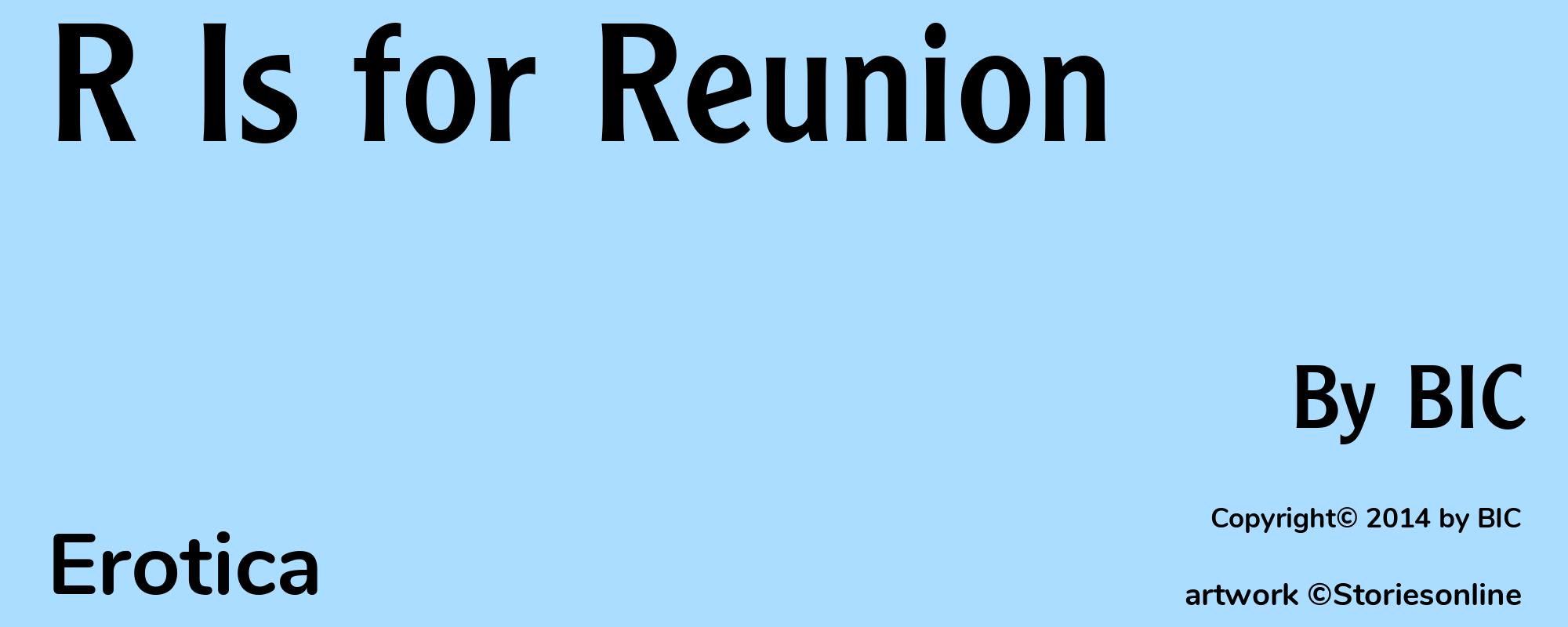 R Is for Reunion - Cover