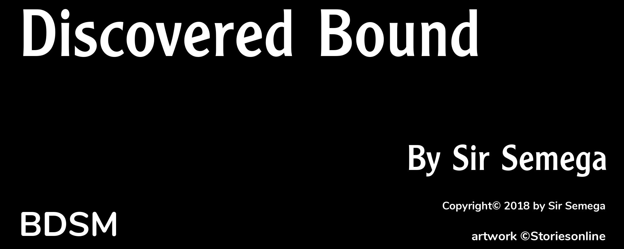 Discovered Bound - Cover