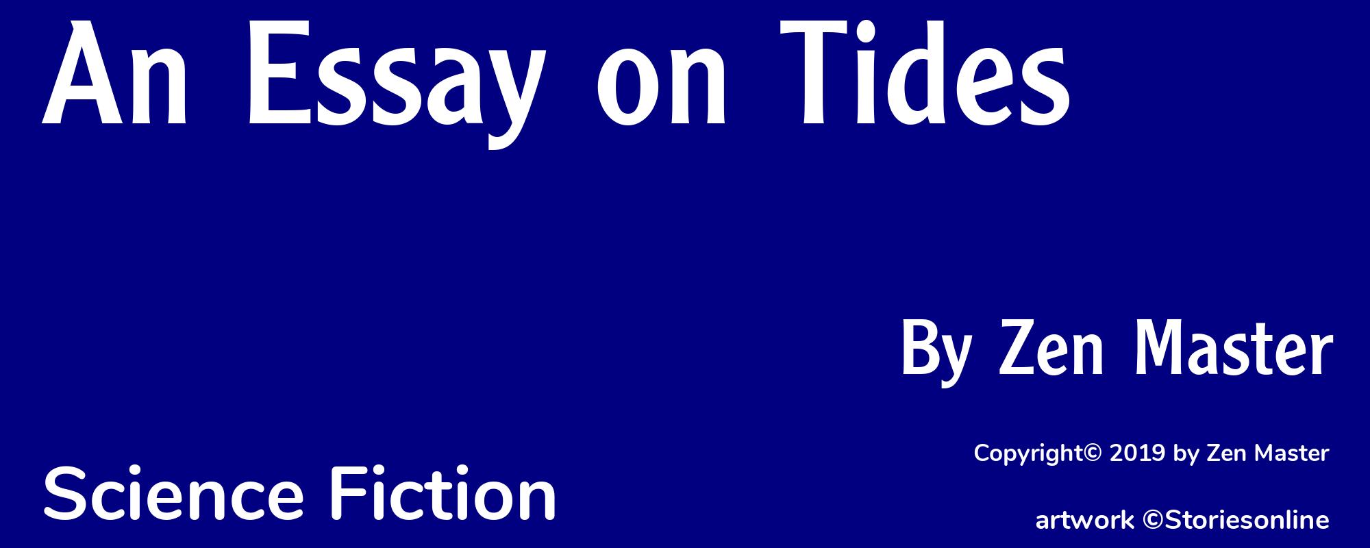 An Essay on Tides - Cover