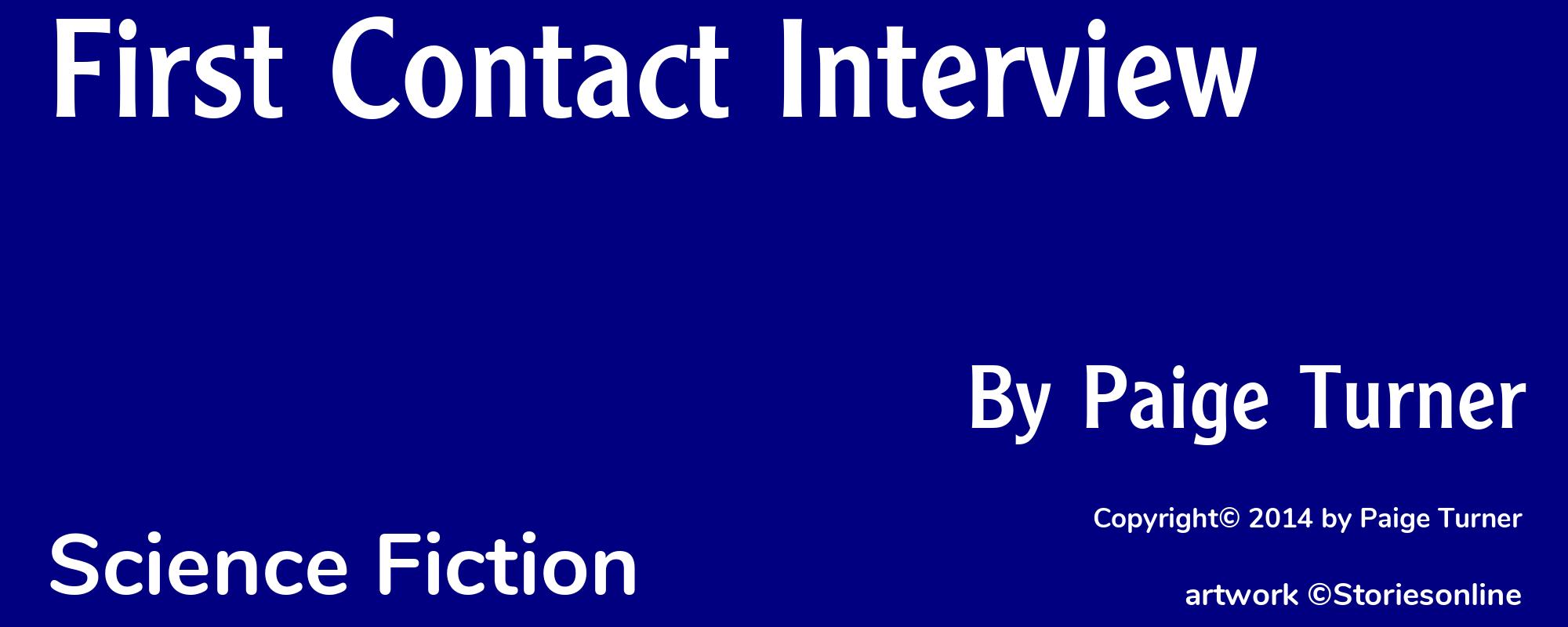 First Contact Interview - Cover