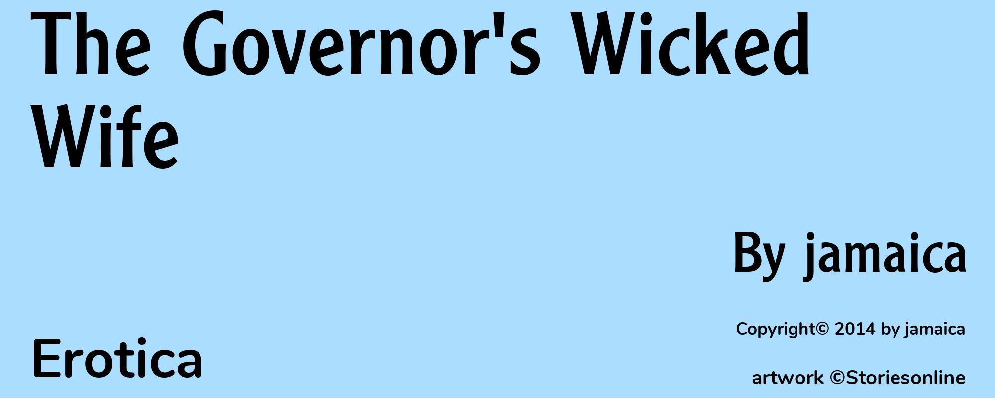 The Governor's Wicked Wife - Cover