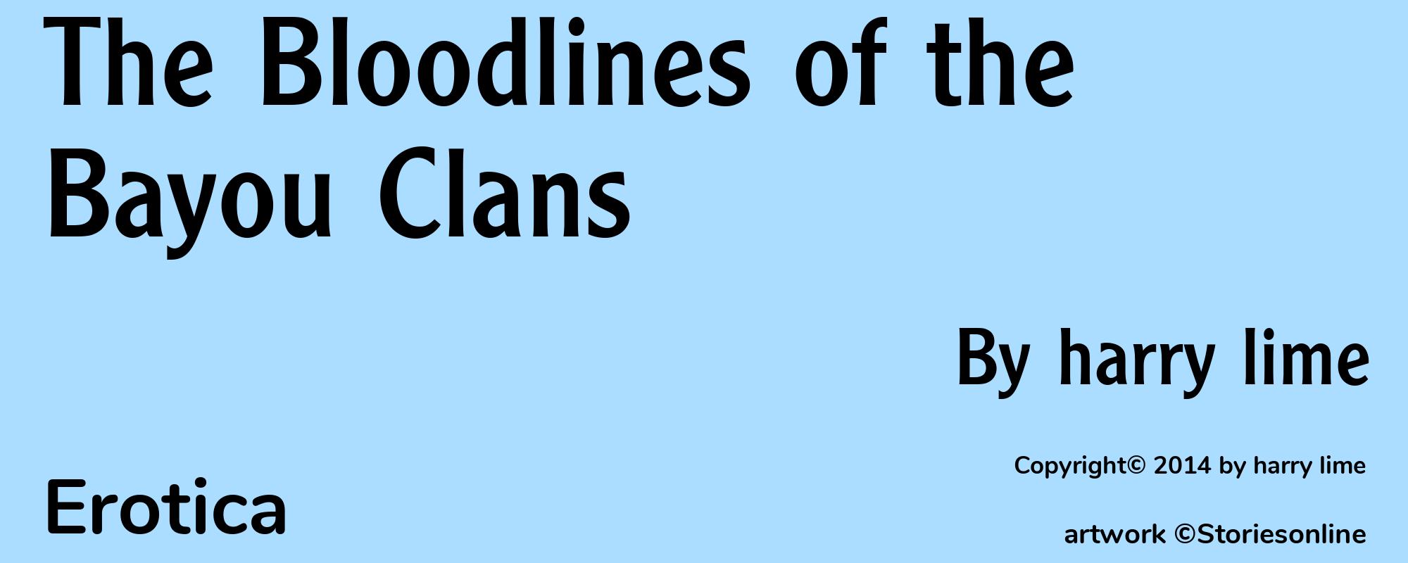 The Bloodlines of the Bayou Clans - Cover