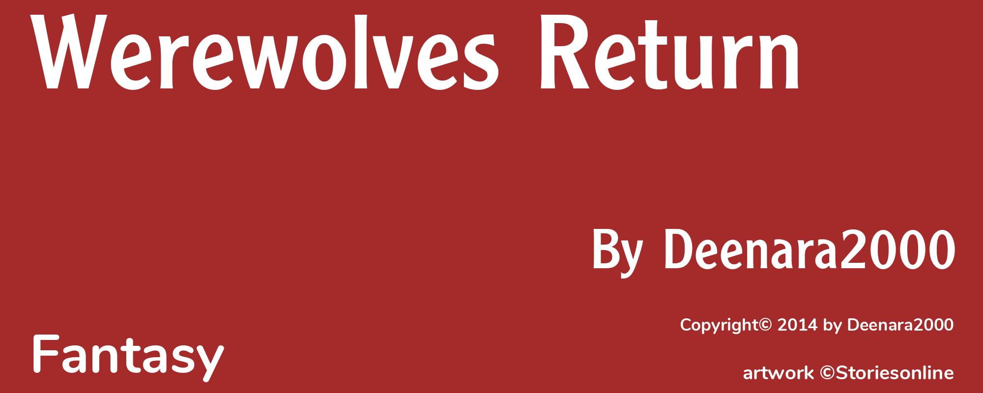 Werewolves Return - Cover