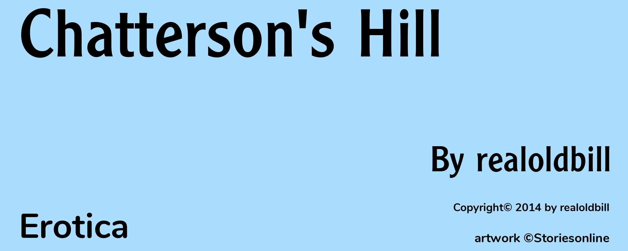 Chatterson's Hill - Cover