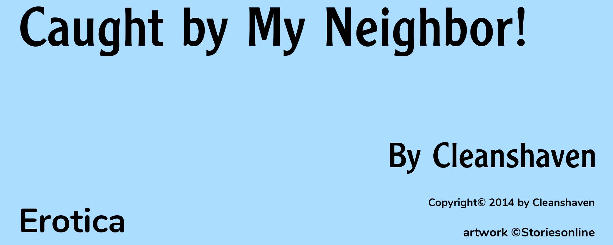 Caught by My Neighbor! - Cover