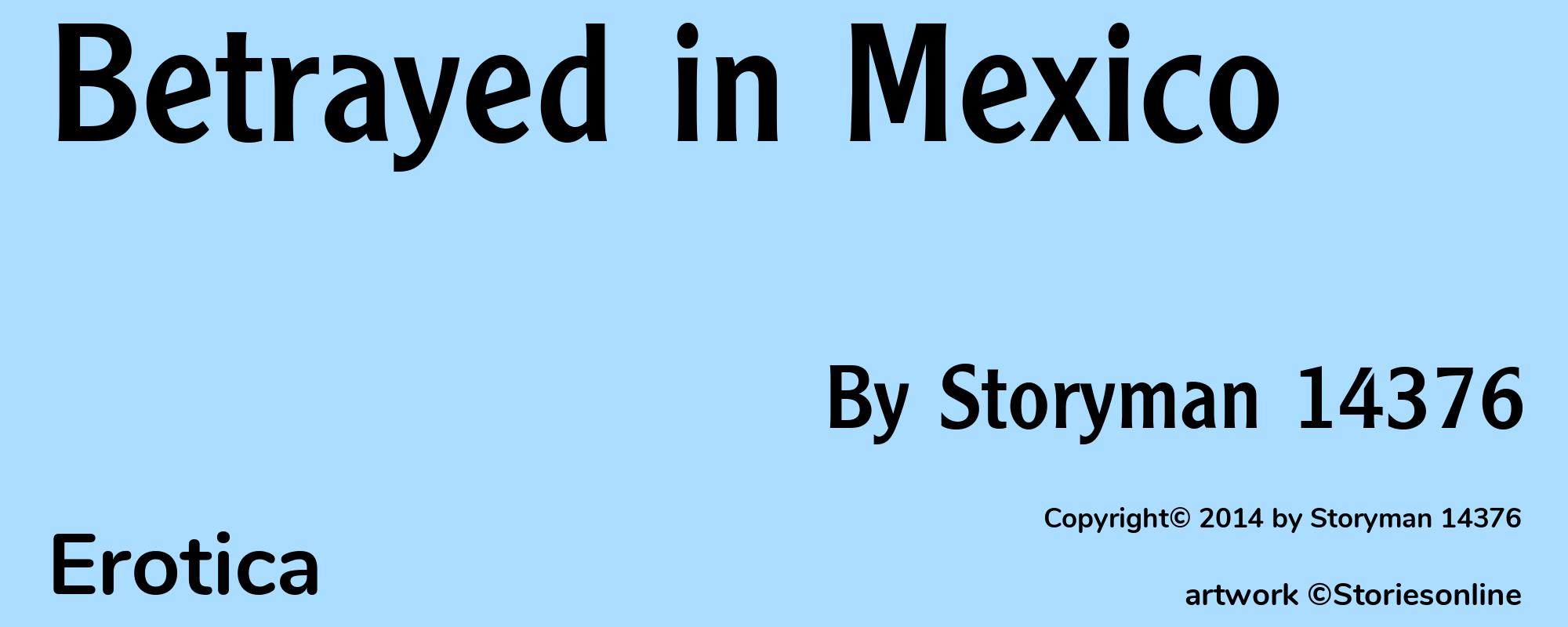Betrayed in Mexico - Cover